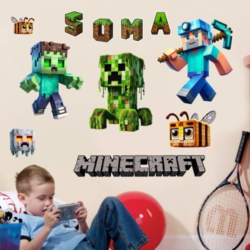 falmatrica gyerekszobába zombi lama alex dekoráció
