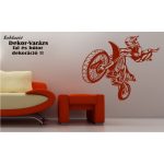 Krosszmotoros faldekoráció falmatrica