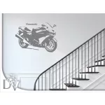 falmatrica kawasaki motor dekoráció
