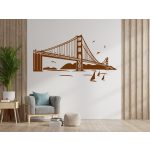 falmatrica dekor falra golden gate híd