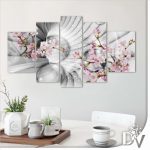 Vászonkép - Modern virágok és természet (10200CV) / 170 x 100 cm