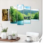 Vászonkép - Tavak és Vízesések (10201CV) / 170 x 100 cm