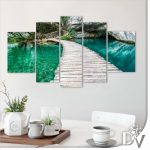 Vászonkép - Tavak és Vízesések (10220CV) / 170 x 100 cm