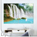 Vászonkép - Tavak és Vízesések (10386CV) / 120 x 80 cm