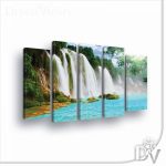 Vászonkép - Tavak és Vízesések (10386CV) / 150 x 100 cm