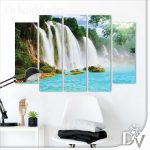 Vászonkép - Tavak és Vízesések (10386CV) / 150 x 100 cm