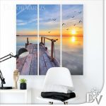 Vászonkép - Tavak és Vízesések (11619CV) / 90 x 100