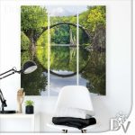 Vászonkép - Tavak és Vízesések (11747CV) / 90 x 100