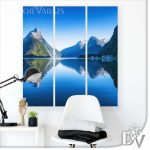 Vászonkép - Tavak és Vízesések (11794CV) / 90 x 100