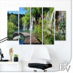 Vászonkép - Tavak és Vízesések (11845CV) / 150 x 100 cm