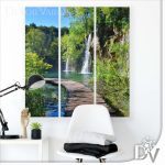 Vászonkép - Tavak és Vízesések (11845CV) / 90 x 100