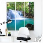 Vászonkép - Tavak és Vízesések (11893CV) / 90 x 100