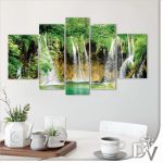 Vászonkép - Tavak és Vízesések (1518CV) / 170 x 100 cm