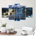 Vászonkép - Tavak és Vízesések (1520CV) / 170 x 100 cm