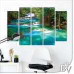 Vászonkép - Tavak és Vízesések (1521CV) / 150 x 100 cm