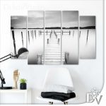 Vászonkép - Tavak és Vízesések (1984CV) / 150 x 100 cm