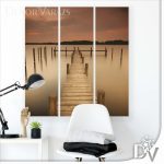 Vászonkép - Tavak és Vízesések (21035CV) / 90 x 100