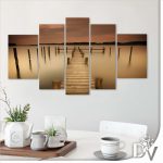 Vászonkép - Tavak és Vízesések (21035CV) / 170 x 100 cm