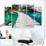 Vászonkép - Tavak és Vízesések (500CV) / 150 x 100 cm