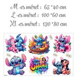 Liloés a cuki stitch - falmatrica saját névvel